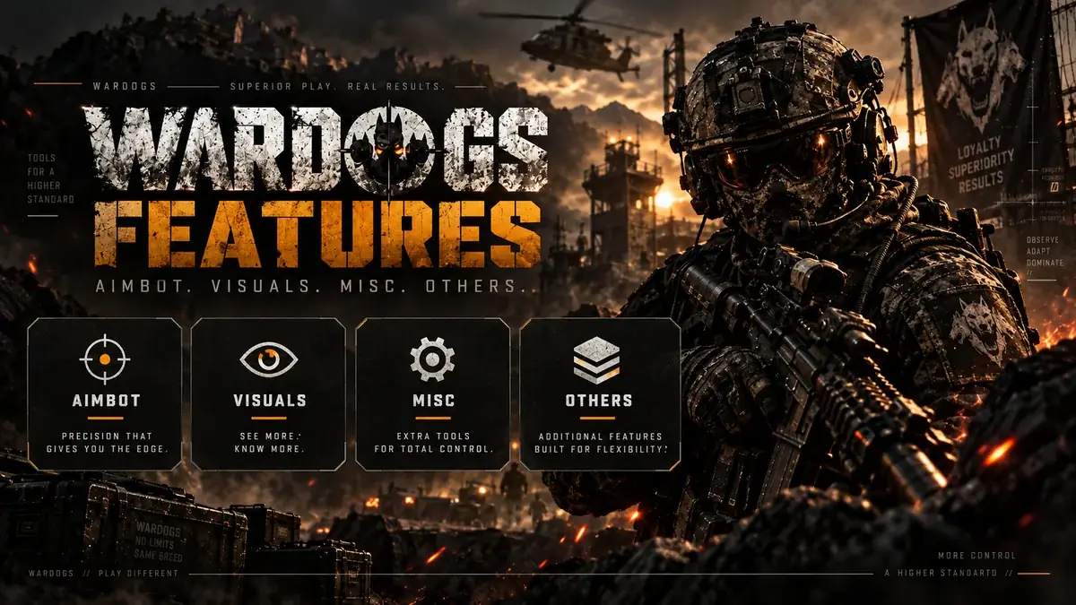 WARDOGS feature overview artwork