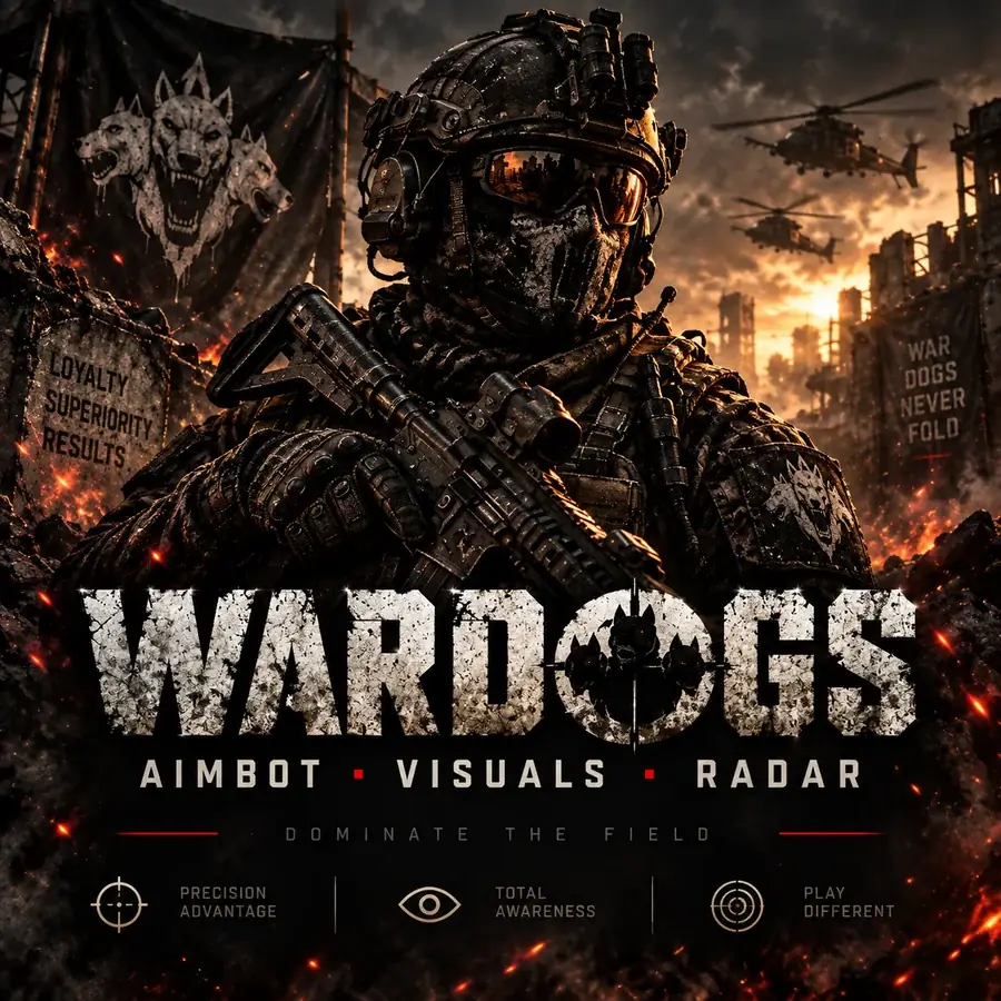WARDOGS aimbot controls and targeting configuration artwork