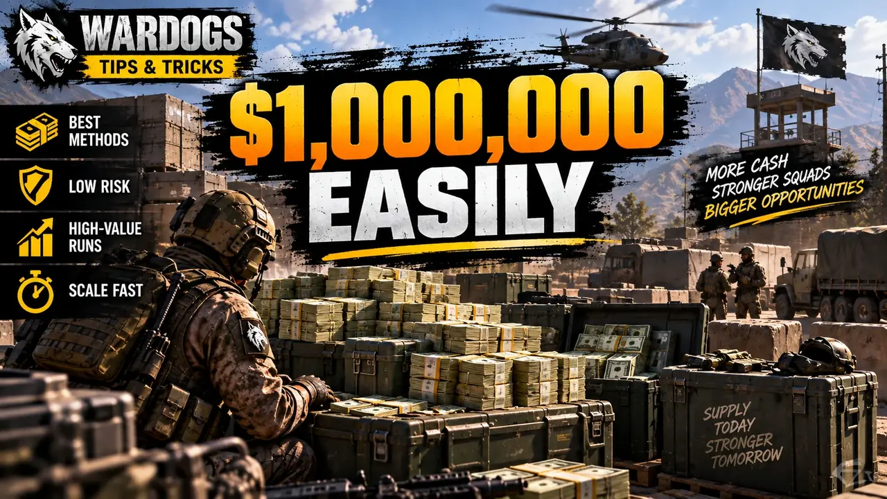 WARDOGS one million dollar bankroll progression guide