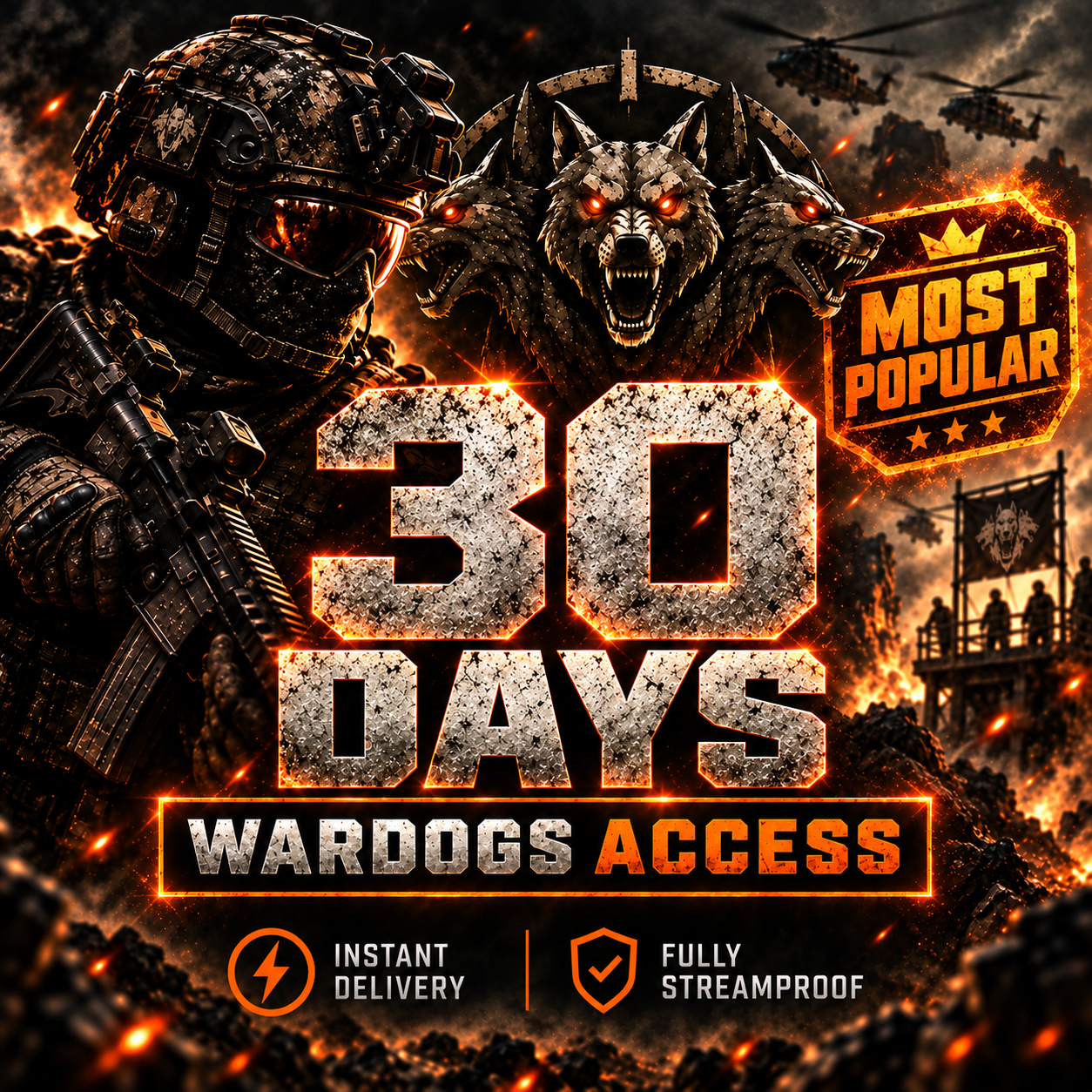 wardogs 30 days access